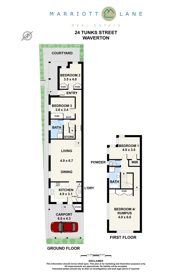 Floorplan of Homely house listing, 24 Tunks Street, Waverton NSW 2060