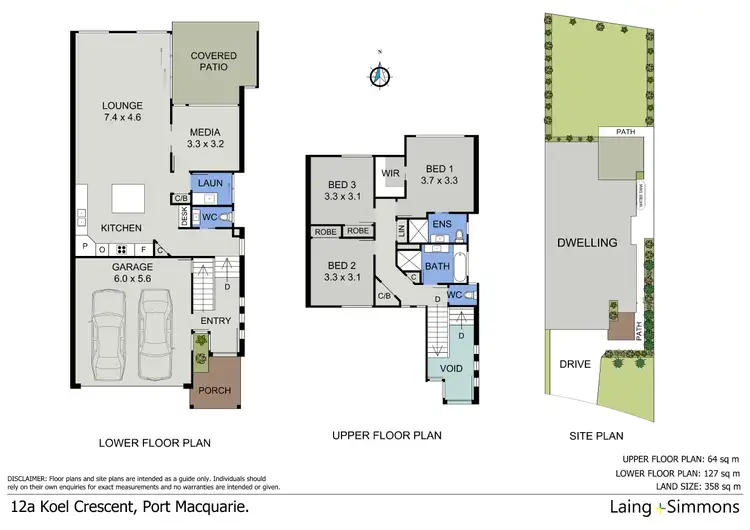 Floorplan of Homely house listing, 12A Koel Crescent, Port Macquarie NSW 2444