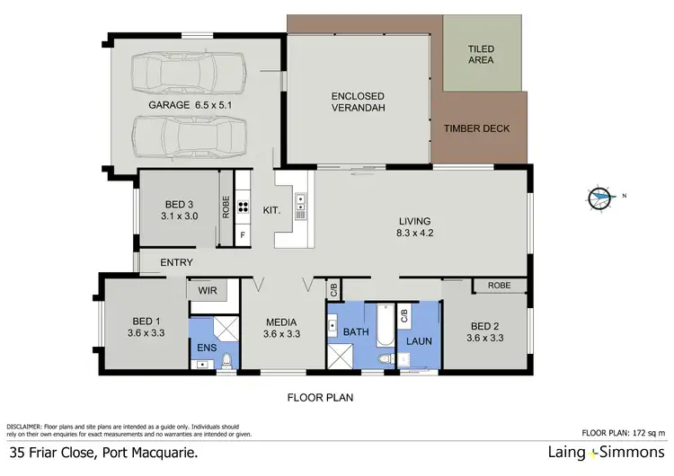 Floorplan of Homely house listing, 35 Friar Close, Port Macquarie NSW 2444