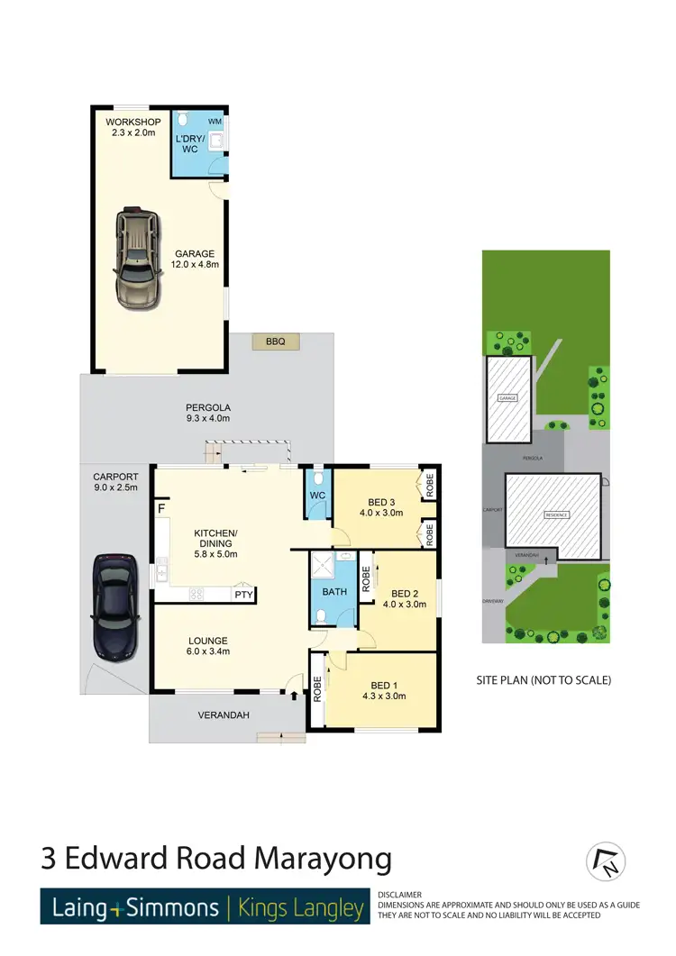 Floorplan of Homely house listing, 3 Edward Road, Marayong NSW 2148