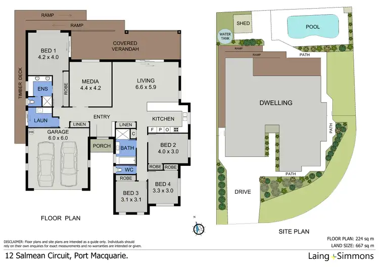 Floorplan of Homely house listing, 12 Salmean Circuit, Port Macquarie NSW 2444
