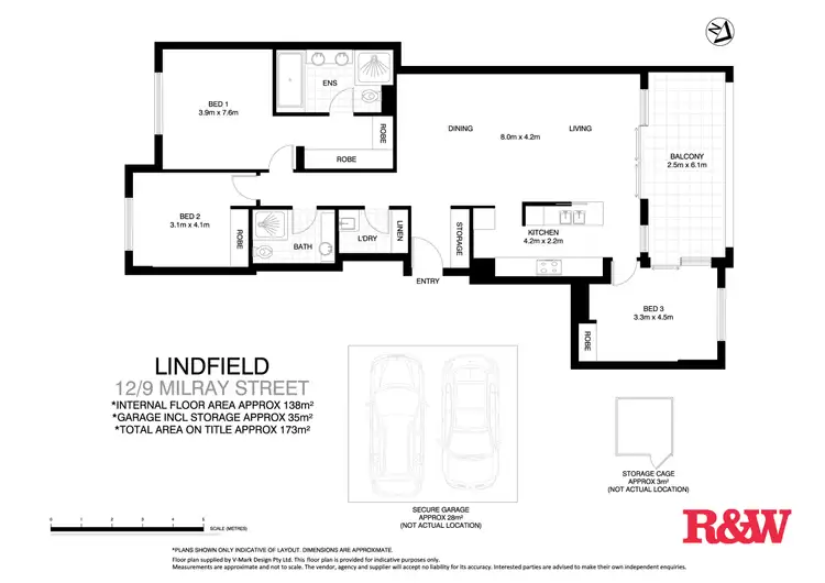 Floorplan of Homely apartment listing, 12/9 Milray Street, Lindfield NSW 2070
