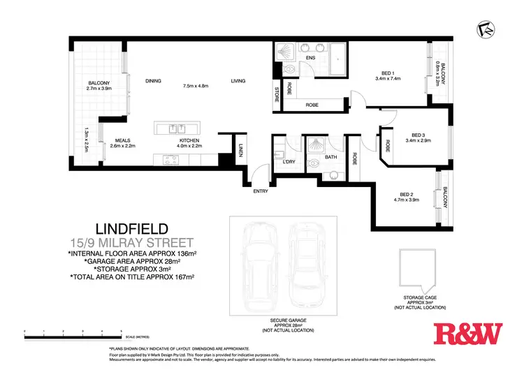 Floorplan of Homely apartment listing, 15/9 Milray Street, Lindfield NSW 2070