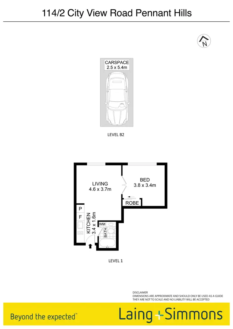 Floorplan of Homely apartment listing, 114/2 City View Road, Pennant Hills NSW 2120