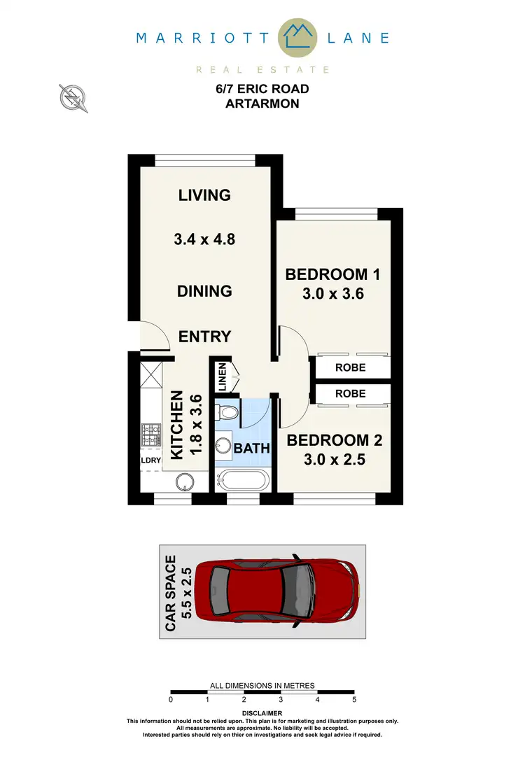 Floorplan of Homely apartment listing, 6/7 Eric Road, Artarmon NSW 2064