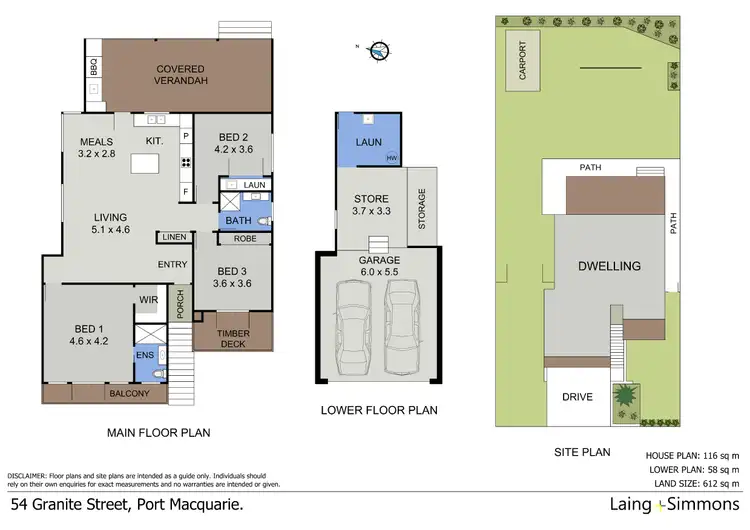Floorplan of Homely house listing, 54 Granite Street, Port Macquarie NSW 2444