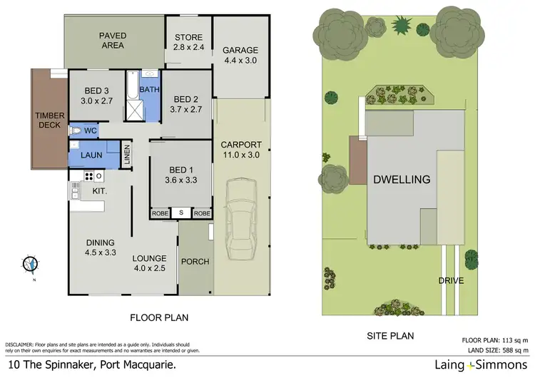 Floorplan of Homely house listing, 10 The Spinnaker, Port Macquarie NSW 2444