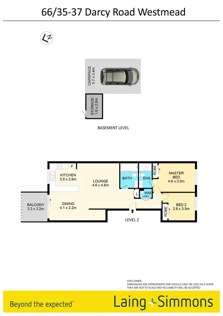 Floorplan of Homely unit listing, 66/35-37 Darcy Road, Westmead NSW 2145