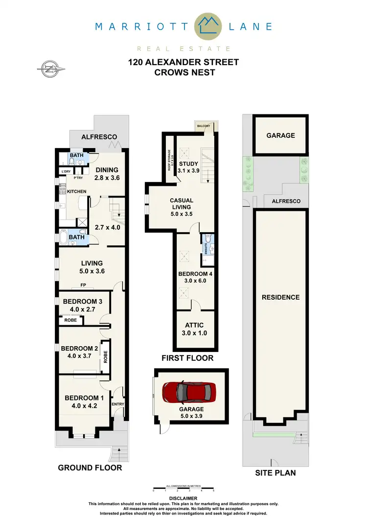 Floorplan of Homely house listing, 120 Alexander Street, Crows Nest NSW 2065