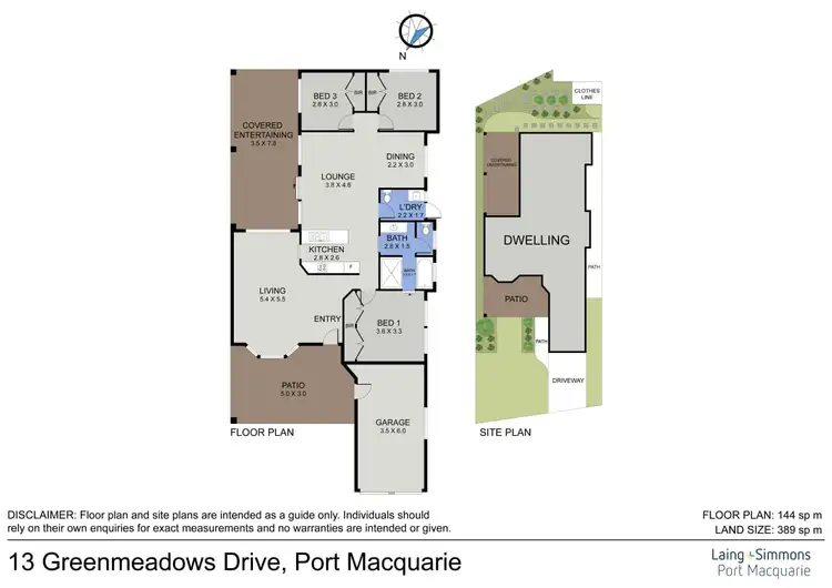 Floorplan of Homely house listing, 13 Greenmeadows Drive, Port Macquarie NSW 2444
