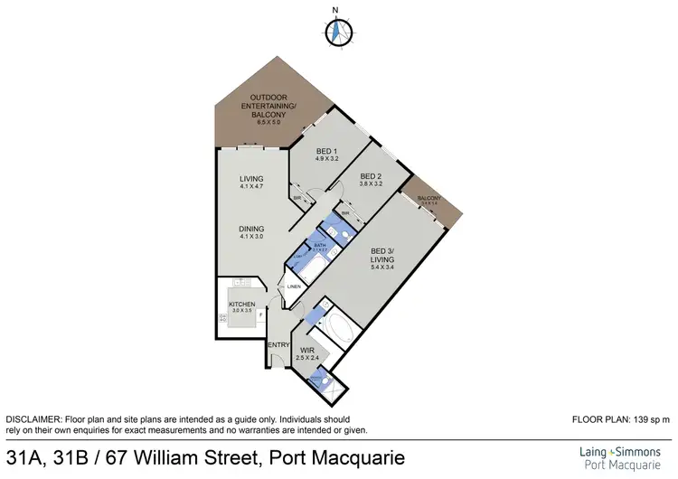 Floorplan of Homely apartment listing, 31/67 William Street, Port Macquarie NSW 2444