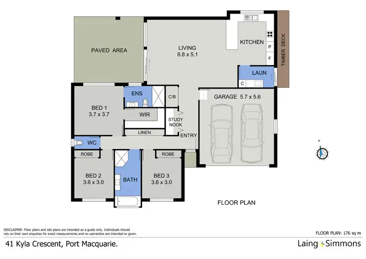 Floorplan of Homely house listing, 41 Kyla Crescent, Port Macquarie NSW 2444