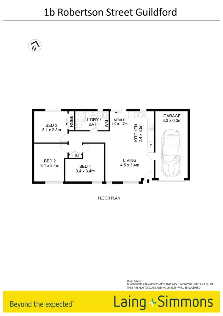 Floorplan of Homely house listing, 1b Robertson Street (Off Fowler Road), Guildford NSW 2161