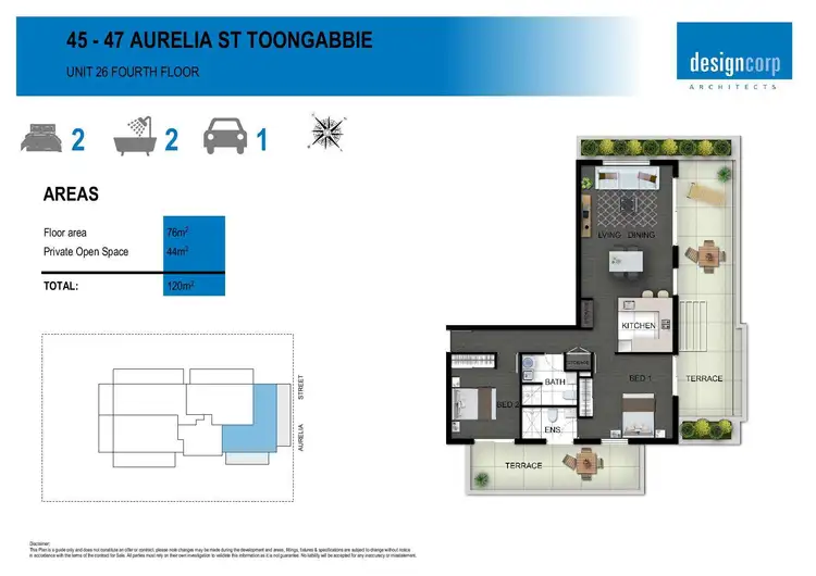 Floorplan of Homely apartment listing, 24/45-47 Aurelia Street, Toongabbie NSW 2146