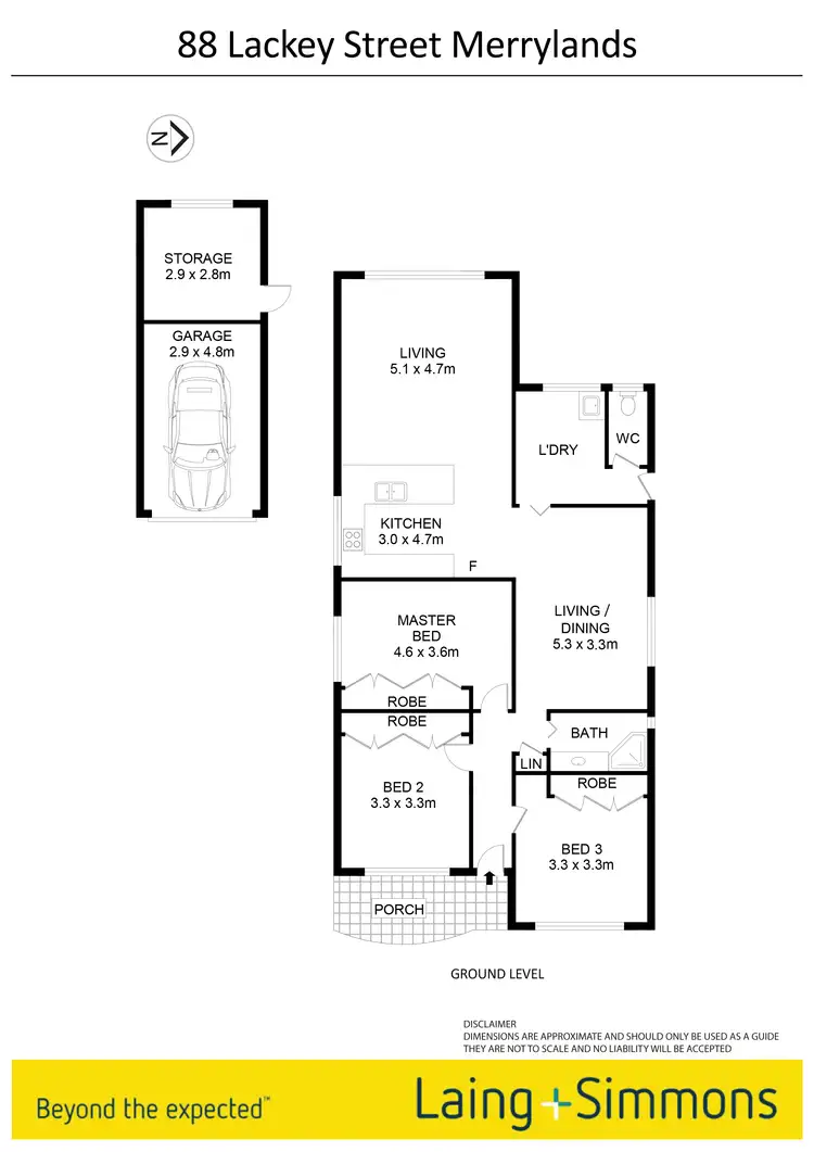 Floorplan of Homely house listing, 88 Lackey Street, Merrylands NSW 2160