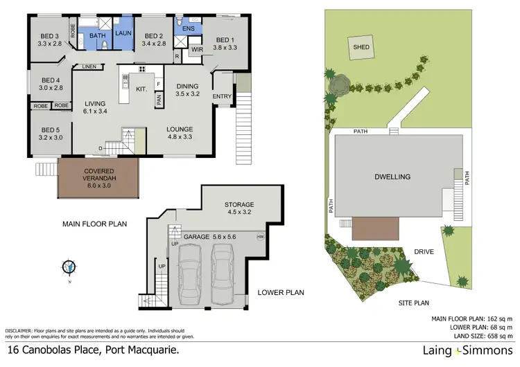 Floorplan of Homely house listing, 16 Canobolas Place, Port Macquarie NSW 2444