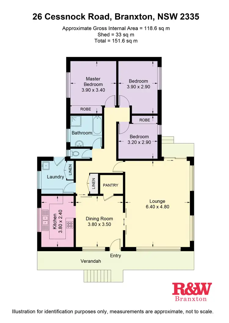 Floorplan of Homely house listing, 26 Cessnock Road, Branxton NSW 2335