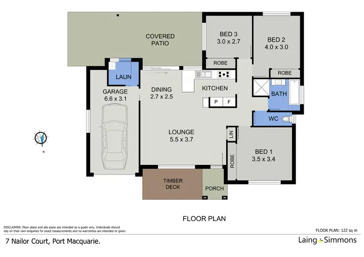 Floorplan of Homely house listing, 7 Nailor Court, Port Macquarie NSW 2444