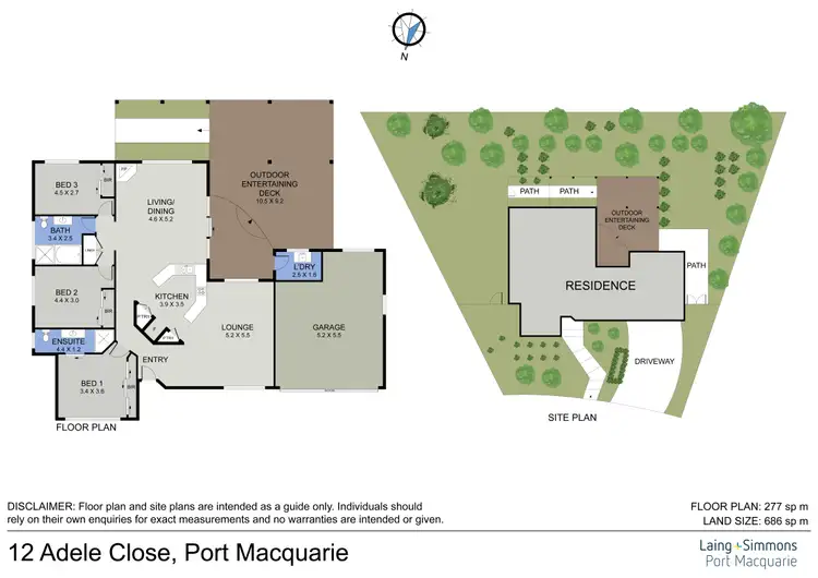Floorplan of Homely house listing, 12 Adele Close, Port Macquarie NSW 2444