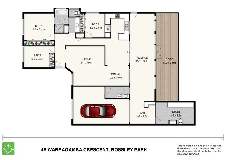 Floorplan of Homely house listing, 45 Warragamba Crescent, Bossley Park NSW 2176