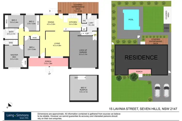 Floorplan of Homely house listing, 15 Lavinia Street, Seven Hills NSW 2147