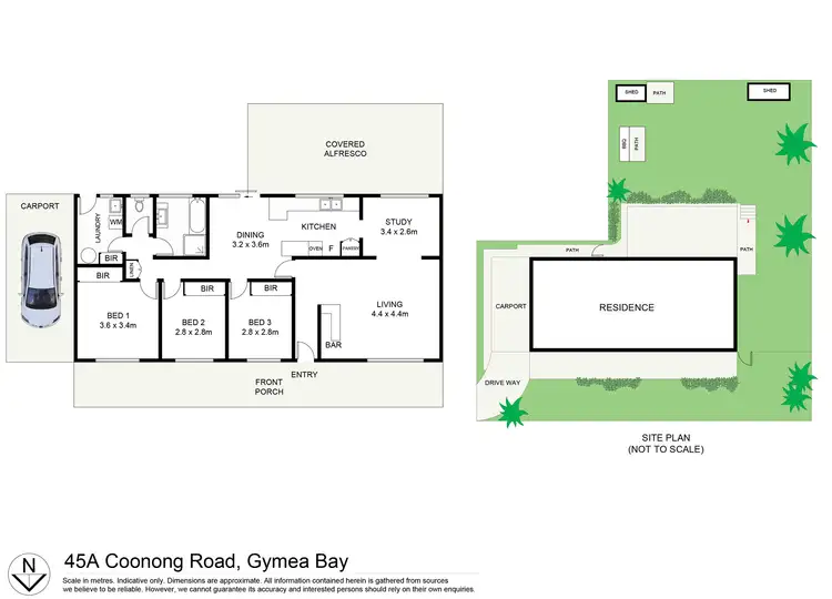 Floorplan of Homely house listing, 45A Coonong Road, Gymea Bay NSW 2227