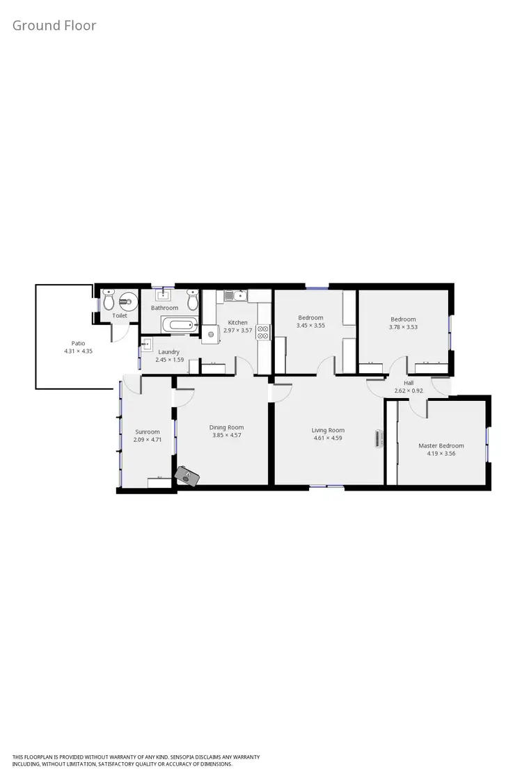 Floorplan of Homely house listing, 83 Calero Street, Lithgow NSW 2790