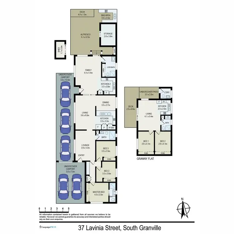Floorplan of Homely house listing, 37 Lavinia Street, Granville NSW 2142