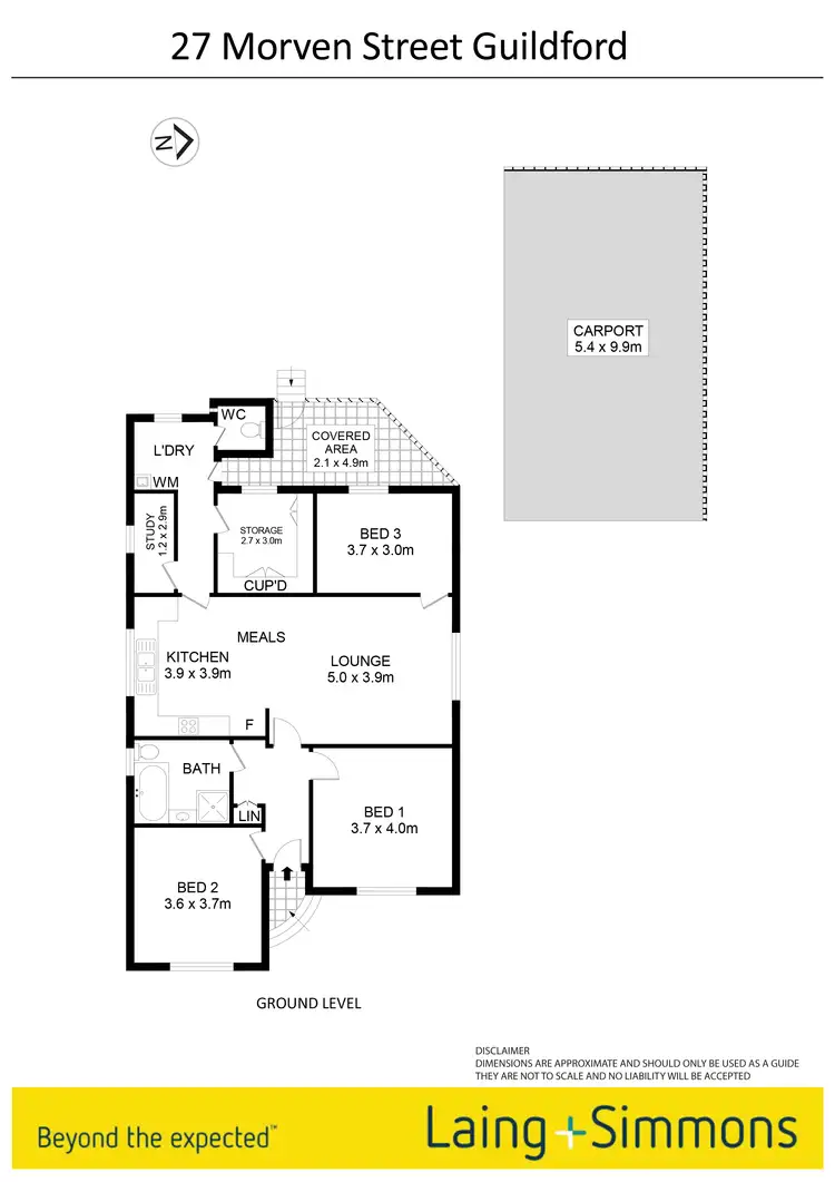 Floorplan of Homely house listing, 27 Morven Street, Guildford NSW 2161