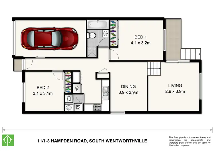 Floorplan of Homely villa listing, 11/1-3 Hampden Road, South Wentworthville NSW 2145