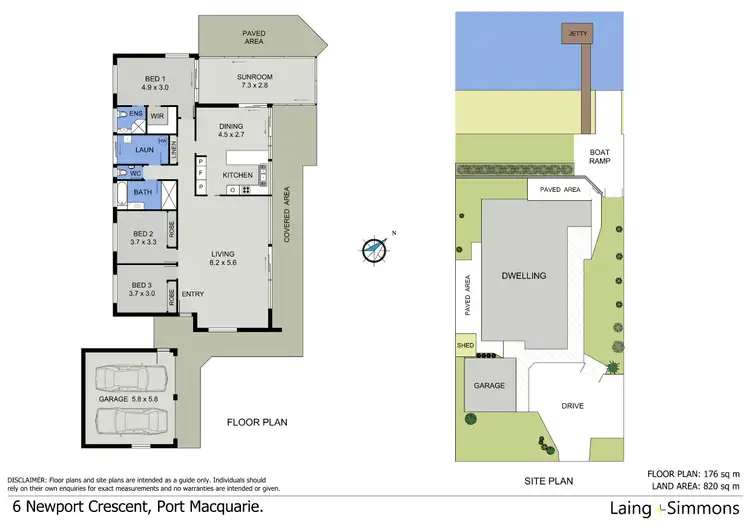 Floorplan of Homely house listing, 6 Newport Crescent, Port Macquarie NSW 2444