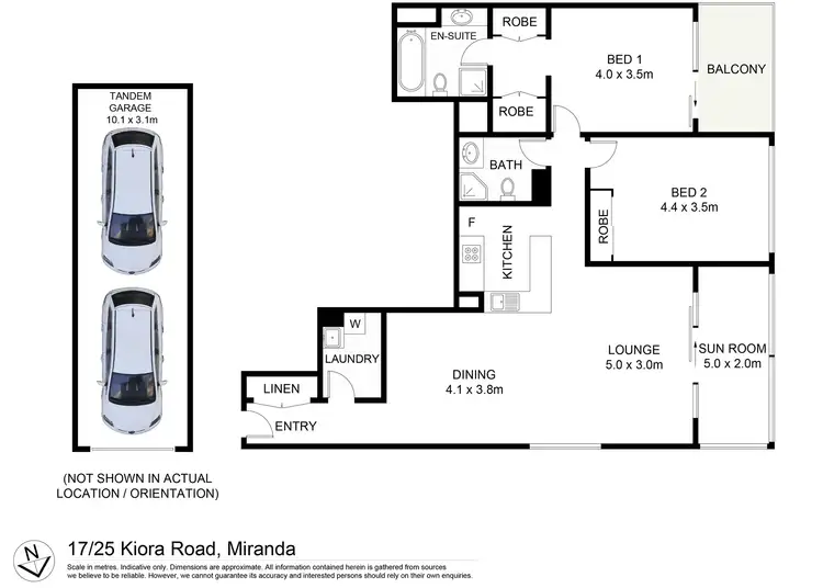 Floorplan of Homely apartment listing, 17/25 Kiora Road, Miranda NSW 2228