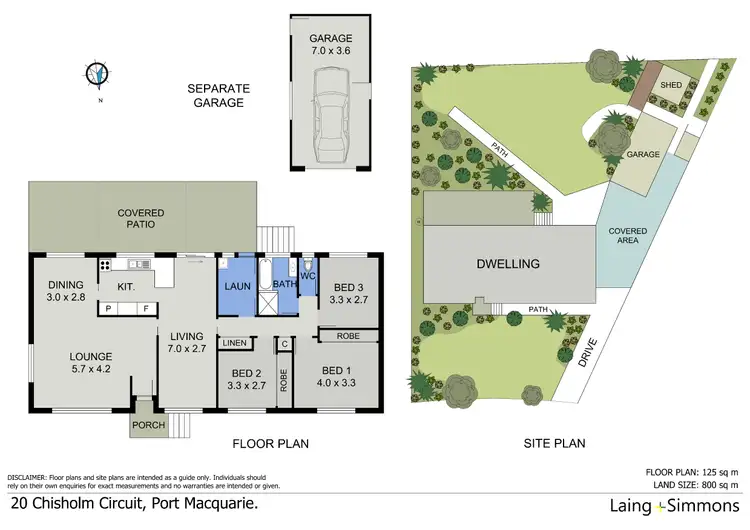 Floorplan of Homely house listing, 20 Chisholm Circuit, Port Macquarie NSW 2444