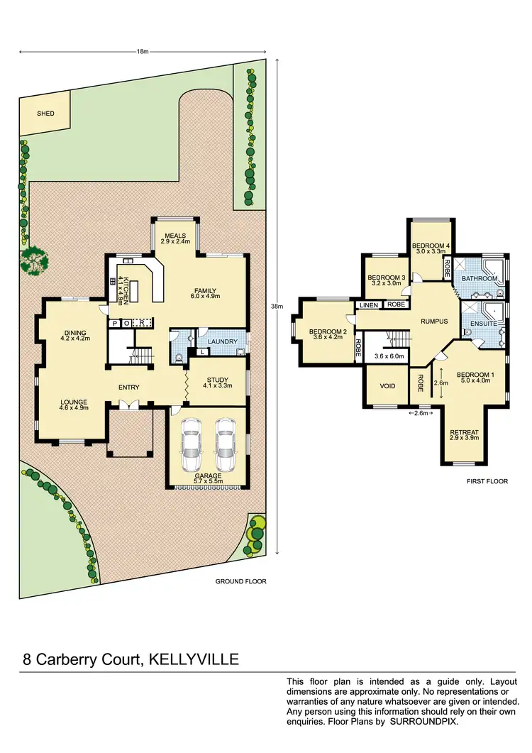 Floorplan of Homely house listing, 8 Carberry Court, Kellyville NSW 2155