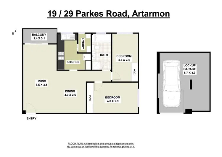 Floorplan of Homely unit listing, 19/29 Parkes Road, Artarmon NSW 2064