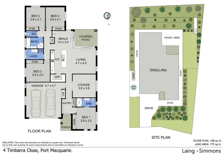 Floorplan of Homely house listing, 4 Timbarra Close, Port Macquarie NSW 2444