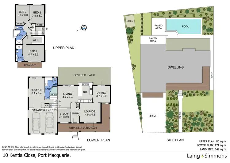 Floorplan of Homely house listing, 10 Kentia Close, Port Macquarie NSW 2444