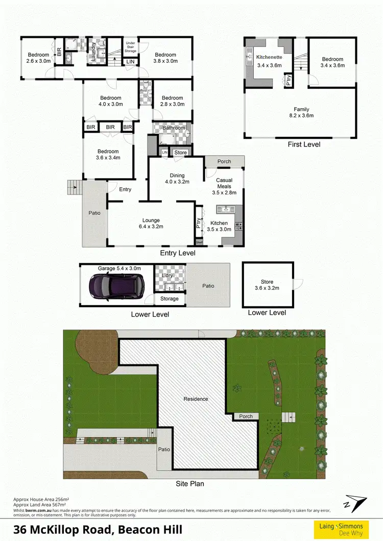 Floorplan of Homely house listing, 36 McKillop Road, Beacon Hill NSW 2100