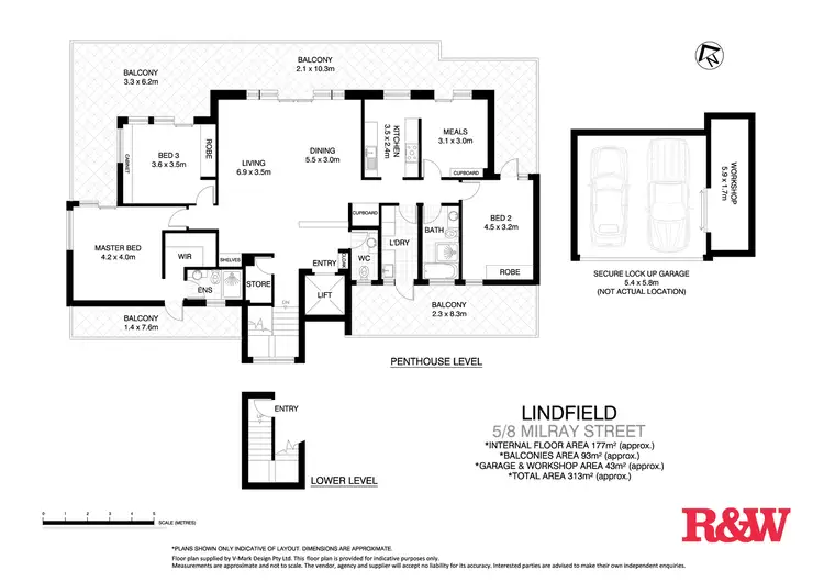 Floorplan of Homely apartment listing, 5/8 Milray Street, Lindfield NSW 2070