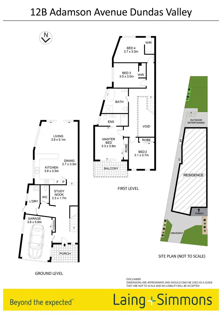 Floorplan of Homely house listing, 12b Adamson Avenue, Dundas Valley NSW 2117