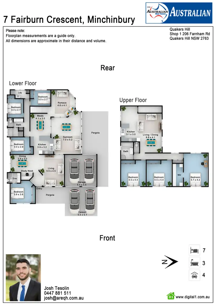Floorplan of Homely house listing, 7 Fairburn Crescent, Minchinbury NSW 2770
