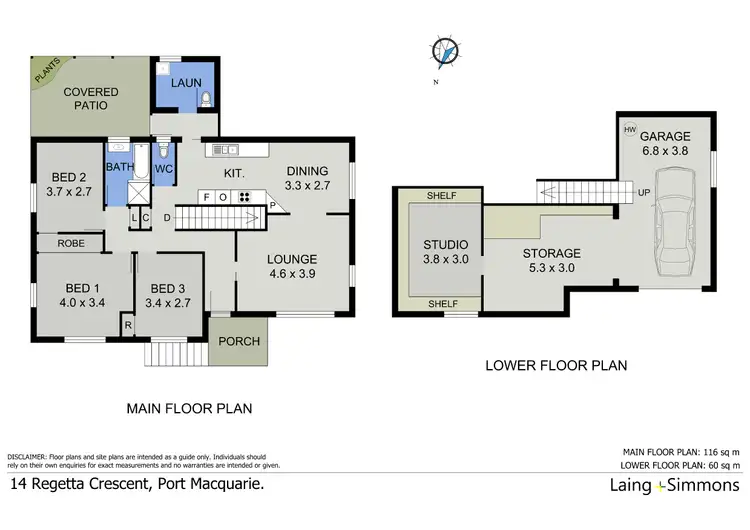 Floorplan of Homely house listing, 14 Regatta Crescent, Port Macquarie NSW 2444
