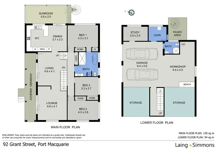 Floorplan of Homely house listing, 92 Grant Street, Port Macquarie NSW 2444