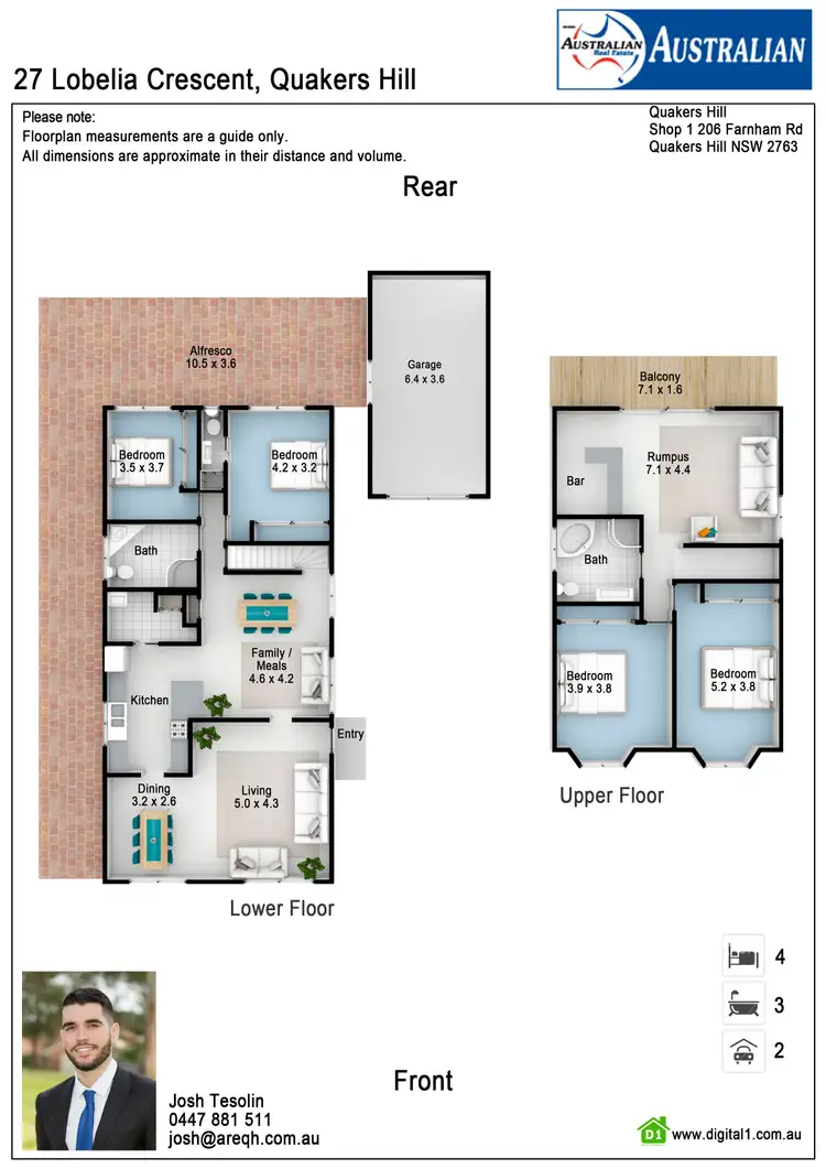 Floorplan of Homely house listing, 27 Lobelia Crescent, Quakers Hill NSW 2763