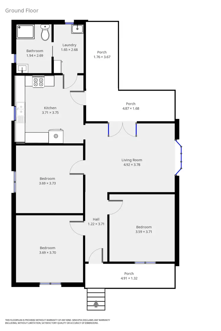 Floorplan of Homely house listing, 18 Guy Street, Lithgow NSW 2790