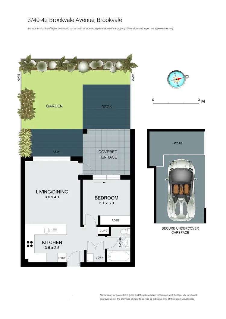 Floorplan of Homely unit listing, 3/40-42 Brookvale Avenue, Brookvale NSW 2100