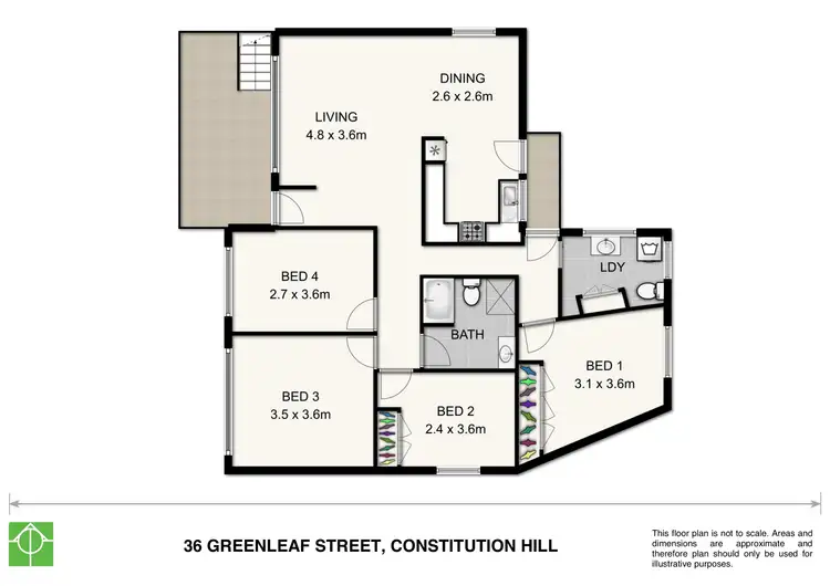 Floorplan of Homely house listing, 36 Greenleaf Street, Constitution Hill NSW 2145