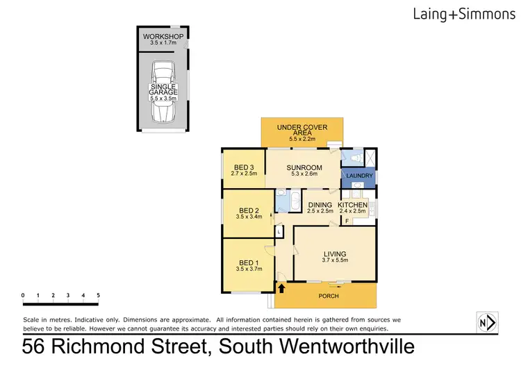 Floorplan of Homely house listing, 56 Richmond Street, South Wentworthville NSW 2145