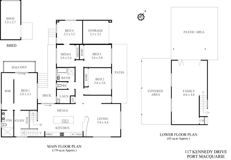 Floorplan of Homely house listing, 117 Kennedy Drive, Port Macquarie NSW 2444