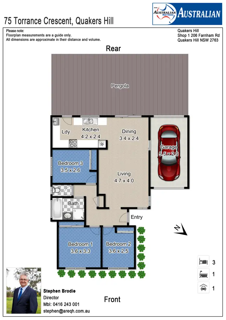 Floorplan of Homely house listing, 75 Torrance Crescent, Quakers Hill NSW 2763